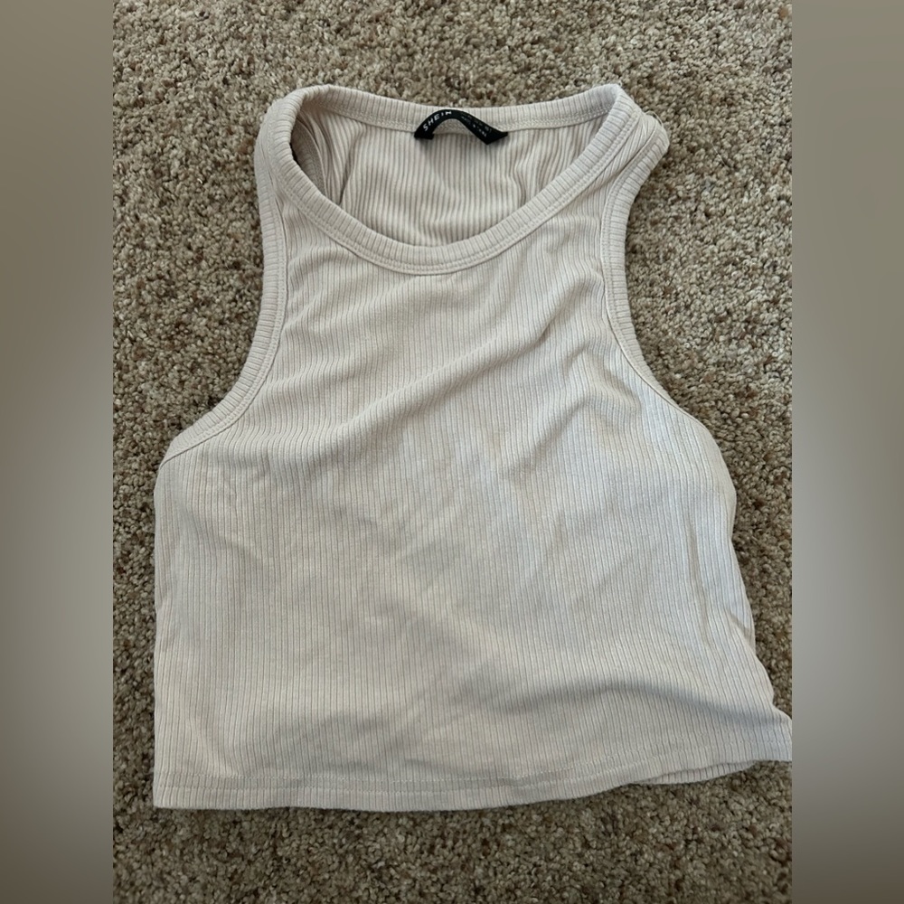 Beige shein tank